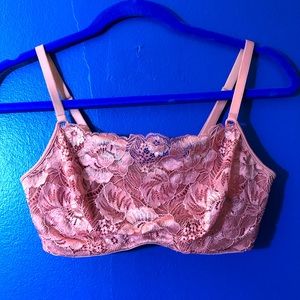 34DD Soma Shimmer Underwire Camisole Bra, Coral Pink